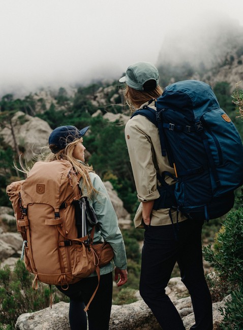 Plecak trekkingowy Fjallraven Kajka 35 S/M - khaki dust