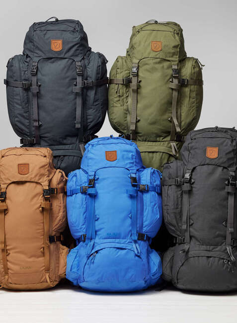 Plecak trekkingowy Fjallraven Kajka 55 M/L - coal black