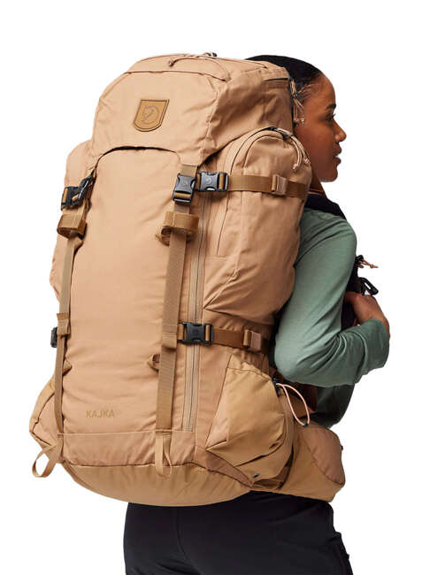 Plecak trekkingowy Fjallraven Kajka 55 S/M - khaki dust