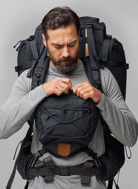 Plecak trekkingowy Fjallraven Kajka 75 M/L - coal black