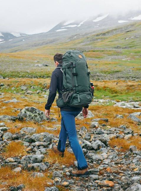 Plecak trekkingowy Fjallraven Kajka 75 - forest green