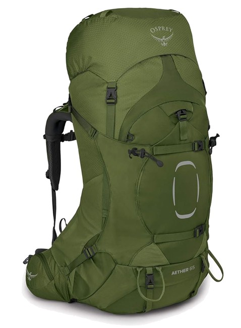 Plecak trekkingowy Osprey Aether 65 L/XL - garlic mustard green