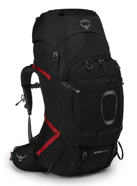 Plecak trekkingowy Osprey Aether Plus 70 L/XL - black