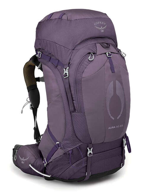 Plecak trekkingowy damski Osprey Aura AG 65 W M/L - enchantment purple