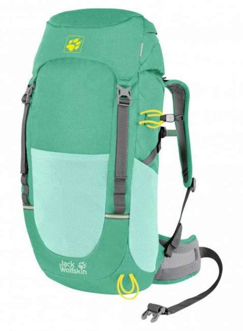 Plecak trekkingowy dziecięcy Jack Wolfskin Pioneer 22 - deep mint