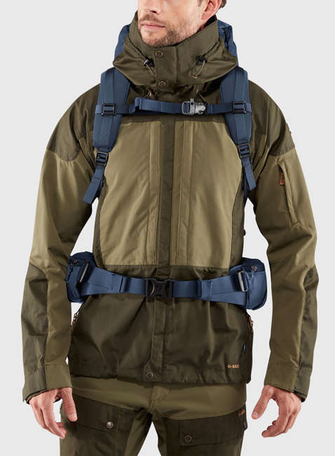 Plecak trekkingowy męski Fjallraven Keb 52 - storm / dark navy