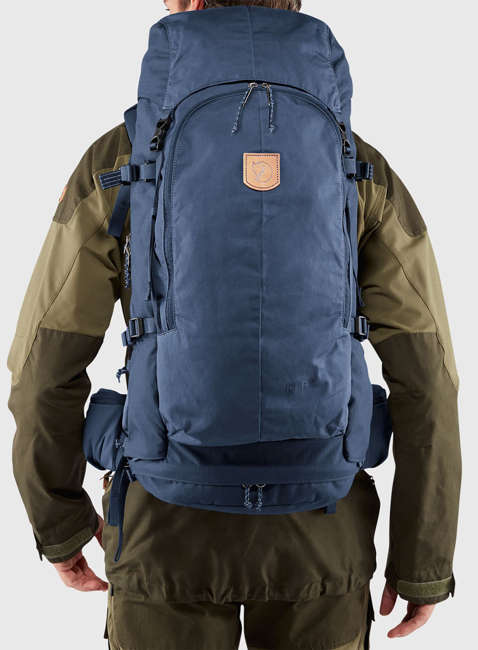 Plecak trekkingowy męski Fjallraven Keb 52 - storm / dark navy