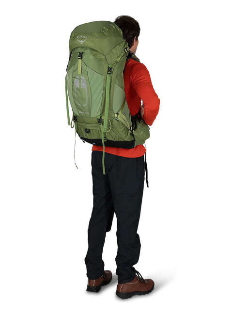 Plecak trekkingowy męski Osprey Atmos AG 50 L/XL - mythical green