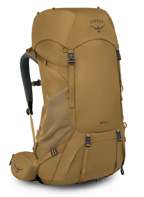 Plecak trekkingowy męski Osprey Rook 65 - histosol brown / rhino grey