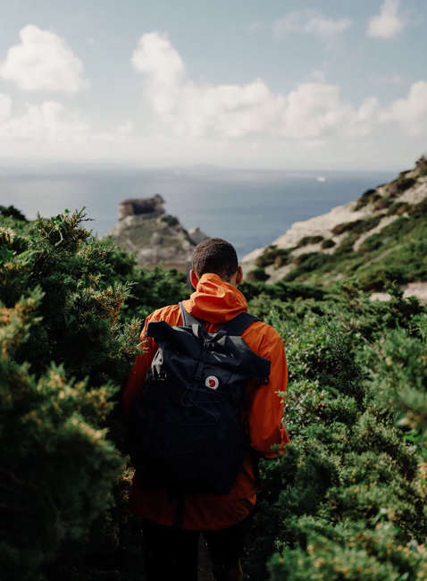 Plecak turystyczny Fjallraven Abisko Hike Foldsack - navy