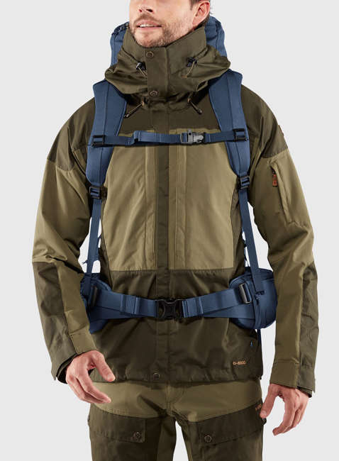 Plecak turystyczny Fjallraven Keb 72 - storm / dark navy