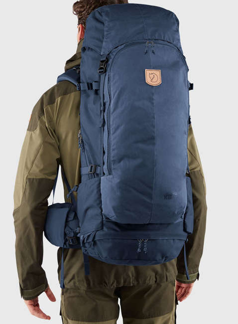 Plecak turystyczny Fjallraven Keb 72 - storm / dark navy