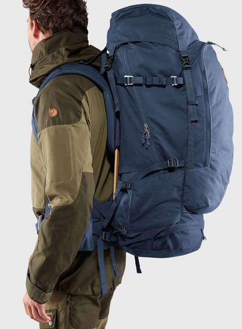 Plecak turystyczny Fjallraven Keb 72 - storm / dark navy