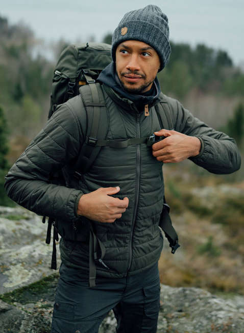 Plecak turystyczny Fjallraven Keb 72 - storm / dark navy