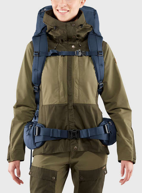 Plecak turystyczny damski Fjallraven Keb 72 W - storm / dark navy