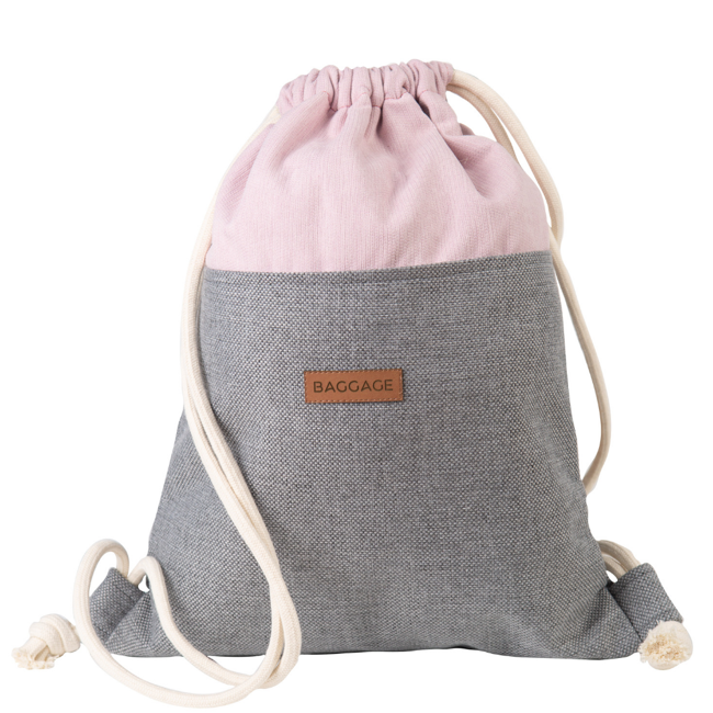 Plecak worek Baggage XL Mono - grey pink