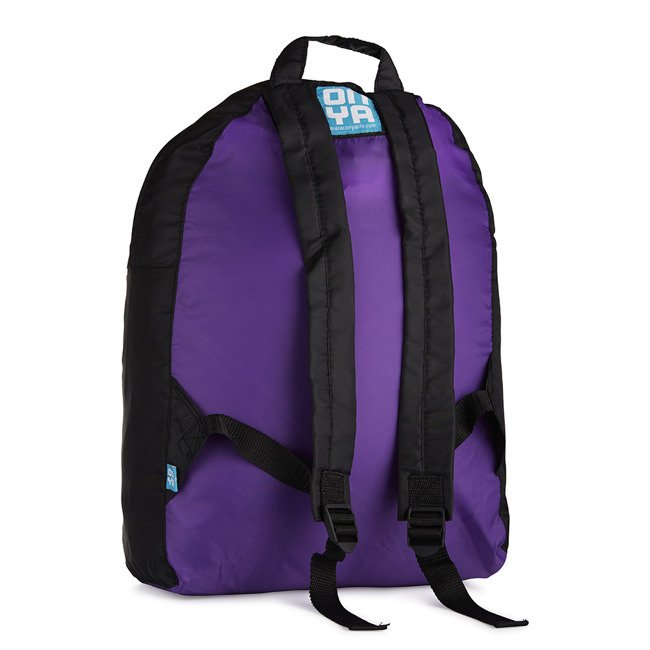 Plecak z recyklingu butelek Onya Backpack - charcoal purple sunset