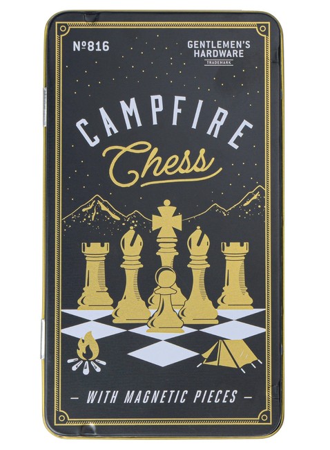 Podróżna gra w szachy Gentlemen's Hardware Campfire Chess