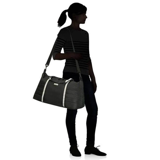 Podróżna torba American Tourister Uptown Vibes - Black/Grey