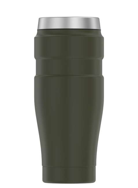 Podróżny kubek termiczny Thermos Stainless King™ 470 ml - green army