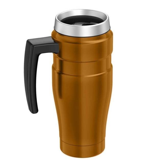 Podróżny kubek z uchwytem 470 ml Thermos Stainless King™ - copper