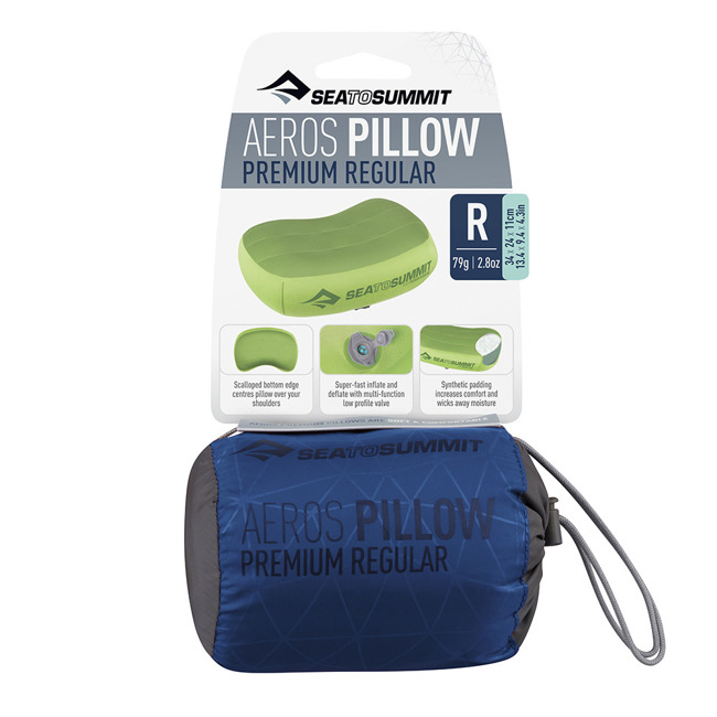 Poduszka Sea to Summit Aeros Pillow Premium Regular - navy blue