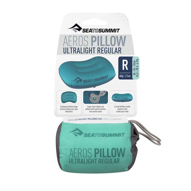 Poduszka Sea to Summit Aeros Pillow Ultralight Reg - sea foam