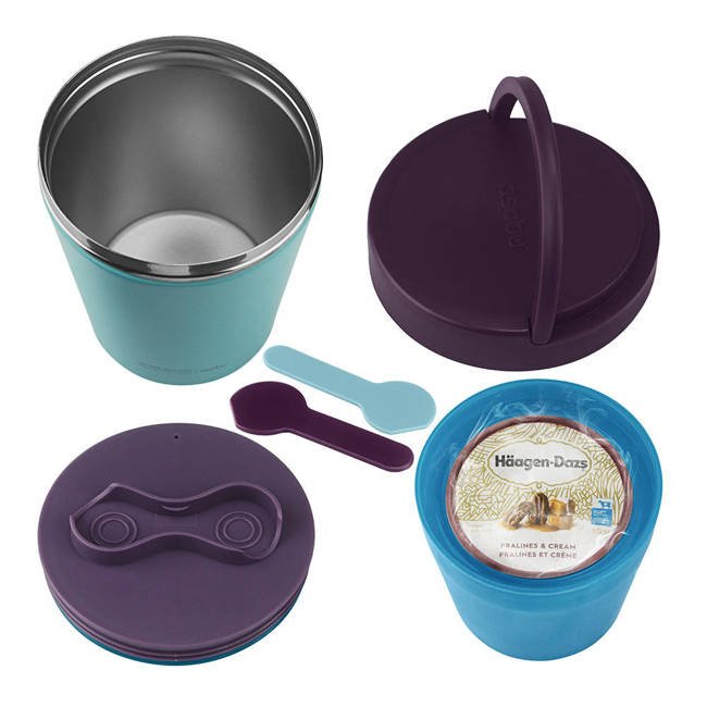 Pojemnik na lody Asobu Ice Cream Keeper - purple