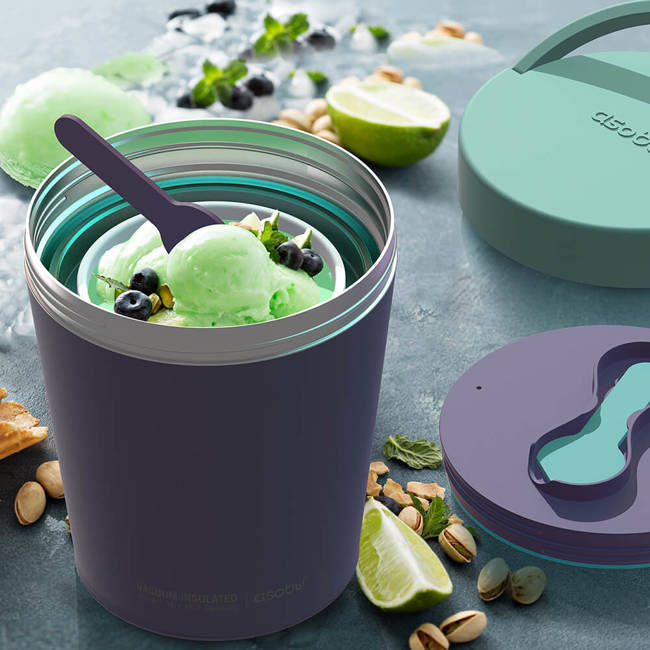 Pojemnik na lody Asobu Ice Cream Keeper - purple