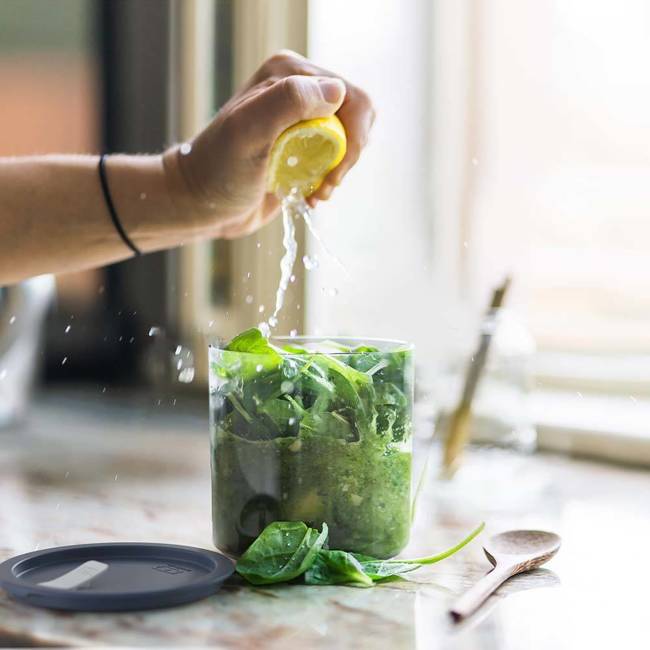 Pojemnik słoik na sałatki i lunch Monbento  MB Jar 1 l - dark denim