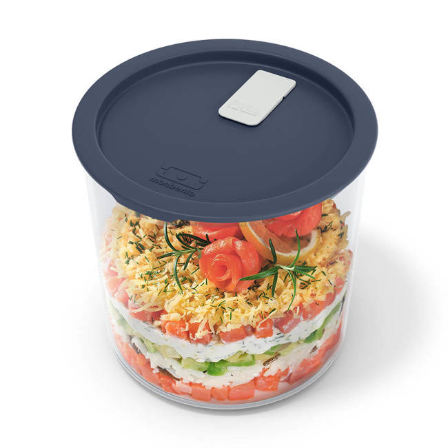 Pojemnik słoik na sałatki i lunch Monbento  MB Jar 1 l - dark denim