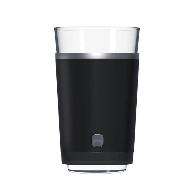 Pojemnik termiczny ze szklanką Asobu Beer Insulated Sleeve - black