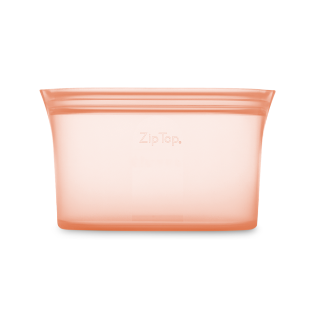 Pojemnik wielorazowy lunchbox Zip Top Medium Dish 0,71 l - peach