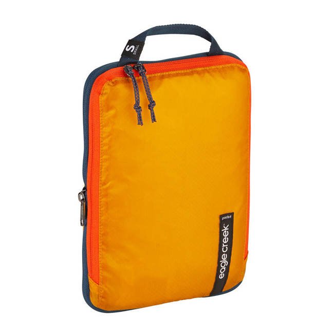 Pokrowiec kompresyjny na odzież Eagle Creek Pack It Isolate Compression Cube S - sahara yellow