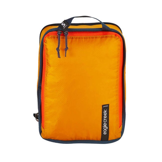 Pokrowiec kompresyjny na odzież Eagle Creek Pack It Isolate Compression Cube S - sahara yellow