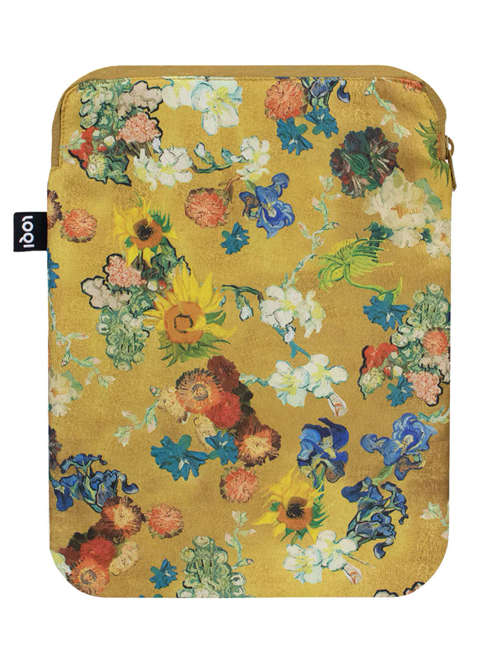Pokrowiec na laptopa 13 " Loqi Vincent van Gogh - flower pattern / gold