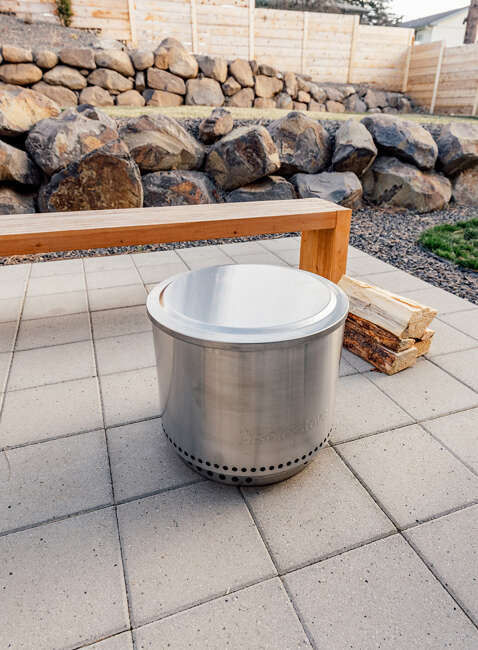 Pokrywa do paleniska ogrodowego Solo Stove Bonfire Lid - stainless steel