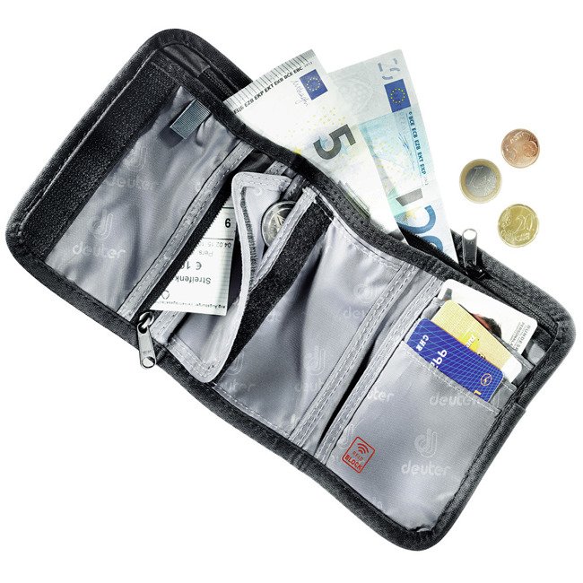 Portfel Deuter Travel Wallet RFID - black