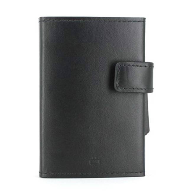 Portfel RFID Cascade Zipper Snap Ogon Designs - full black