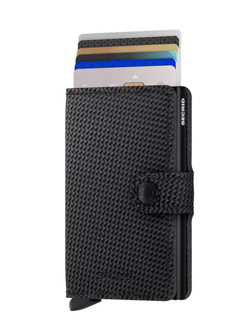 Portfel RFID Secrid Miniwallet Carbon - black