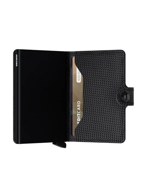 Portfel RFID Secrid Miniwallet Carbon - black