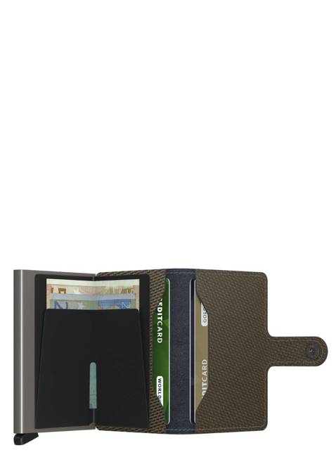 Portfel RFID Secrid Miniwallet Carbon - khaki