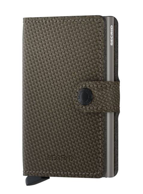 Portfel RFID Secrid Miniwallet Carbon - khaki