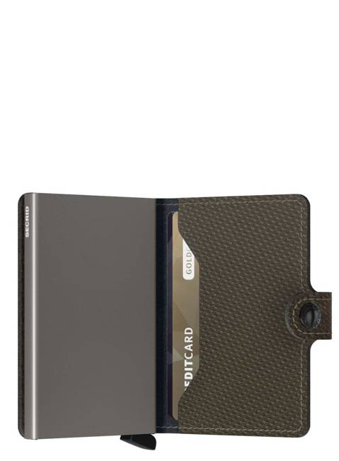 Portfel RFID Secrid Miniwallet Carbon - khaki