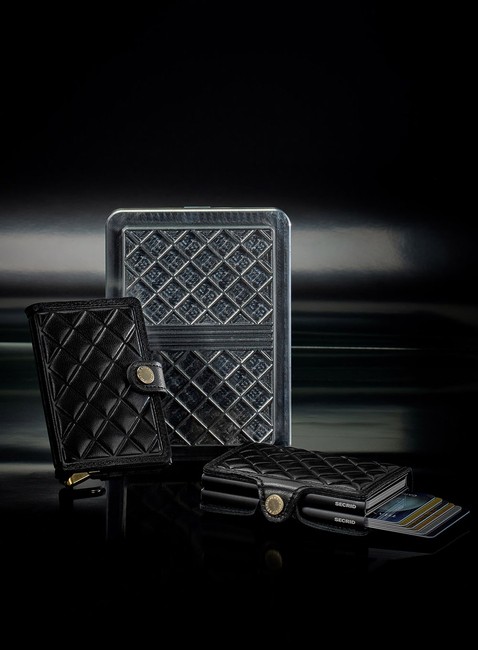 Portfel RFID Secrid Premium Miniwallet Emboss Diamond - black