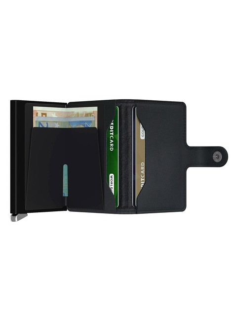 Portfel RFID Secrid Premium Miniwallet Emboss Lines - black