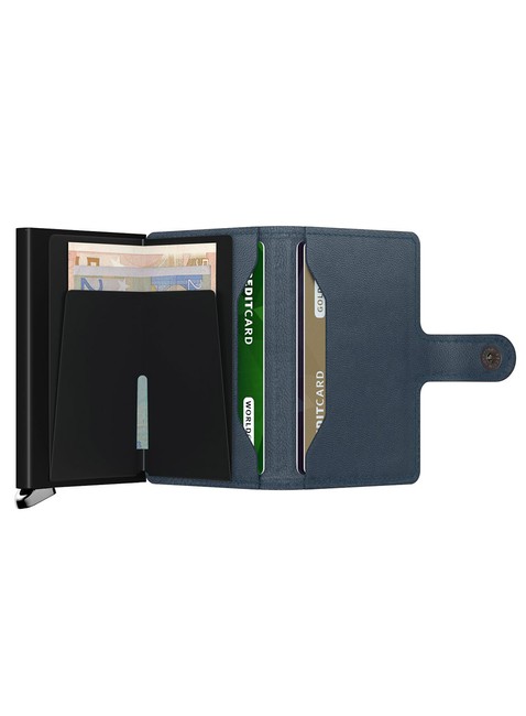 Portfel RFID Secrid Premium Miniwallet Emboss Lines - teal