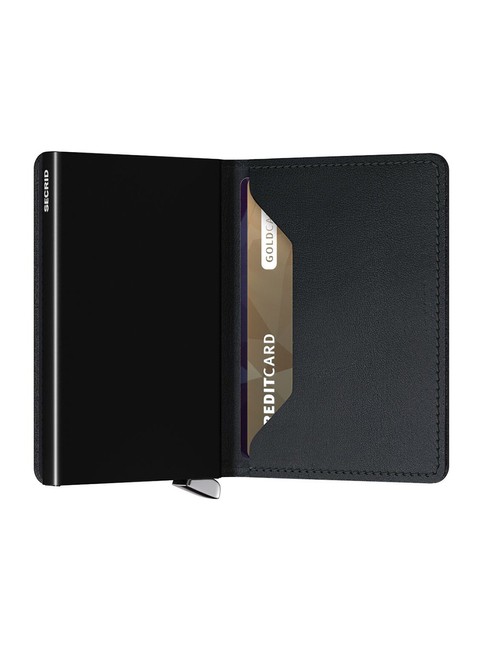 Portfel RFID Secrid Premium Slimwallet Emboss Lines - black