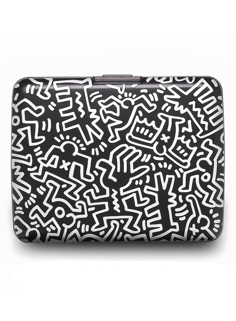 Portfel RFID na karty Ogon Designs Smart Case V2 Large - Keith Haring white