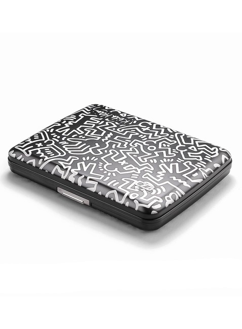 Portfel RFID na karty Ogon Designs Smart Case V2 Large - Keith Haring white